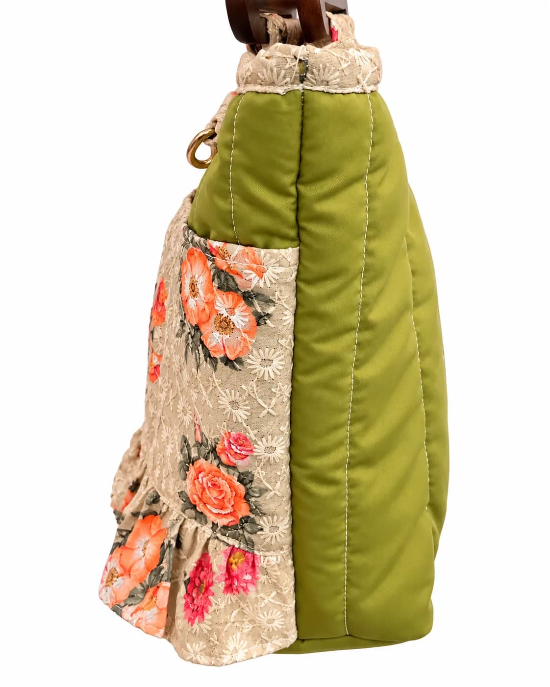 GREEN FLORAL MASALLA BAG (NBHB0901-R0914) - Image 5