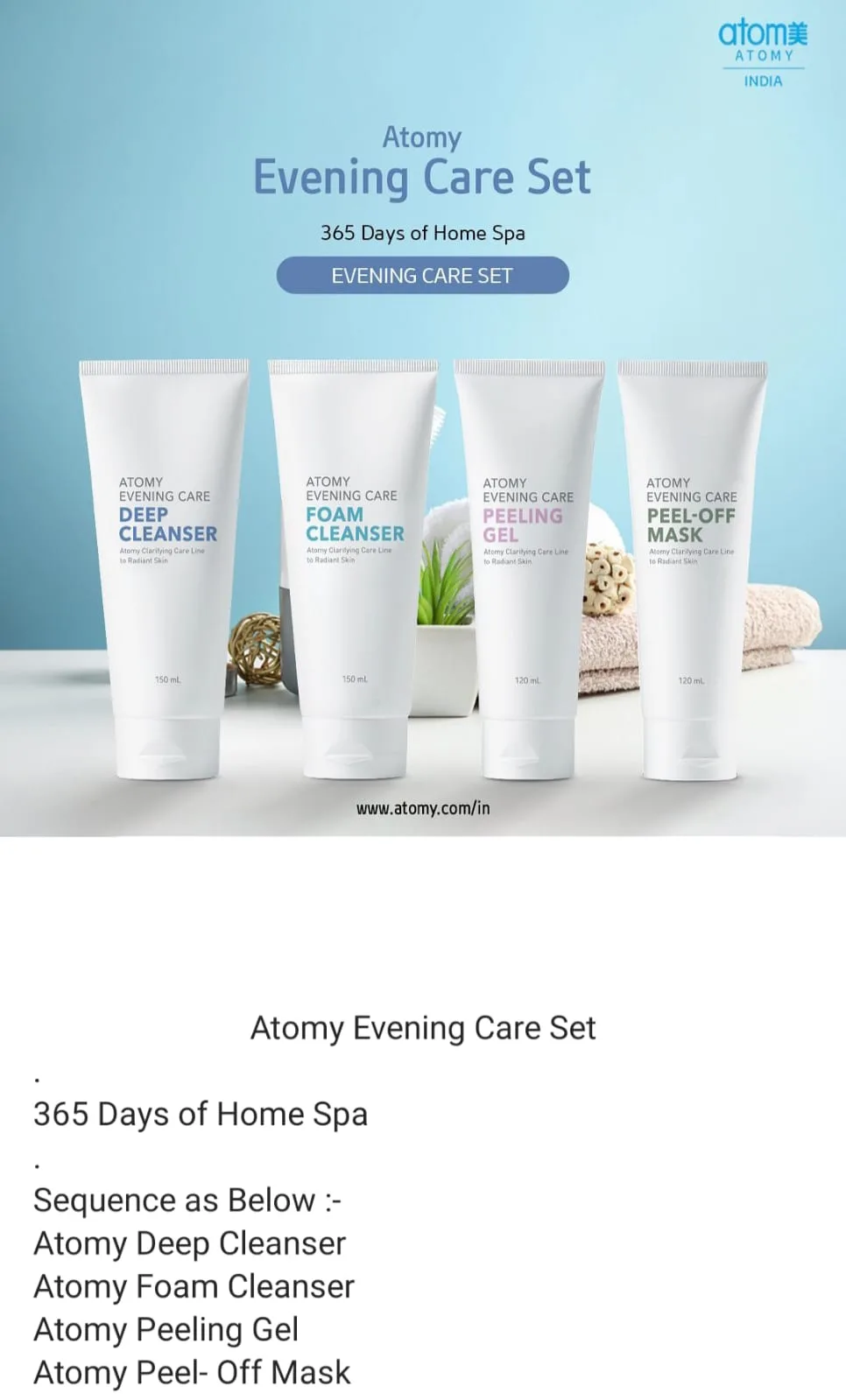 ATOMY EVENING CARE SET. (NBAEC0901) - Image 2