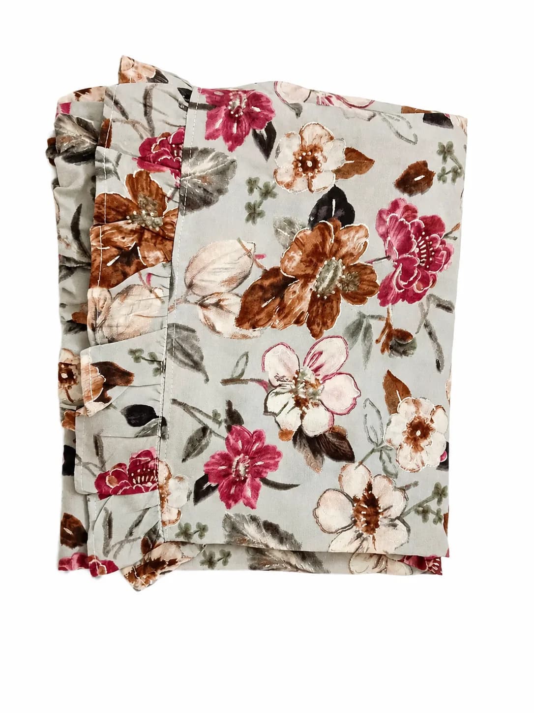 Grey Garden Floral Soft Rayon Ezar (NBER0904) SIZE: 40" L - Image 5