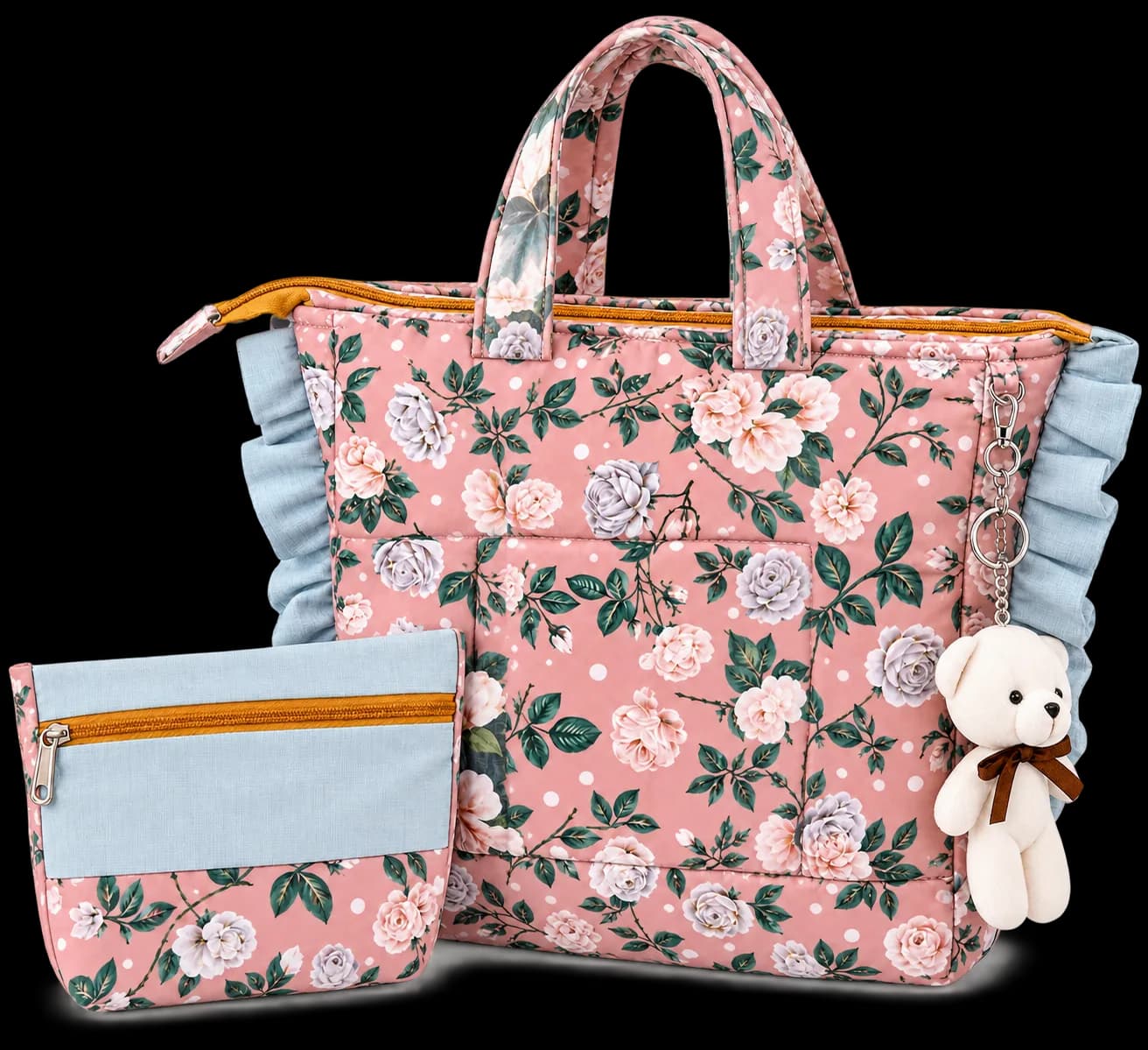 NB PEACH-GREEN MASALLA BAG(NBMB0902) - Image 3