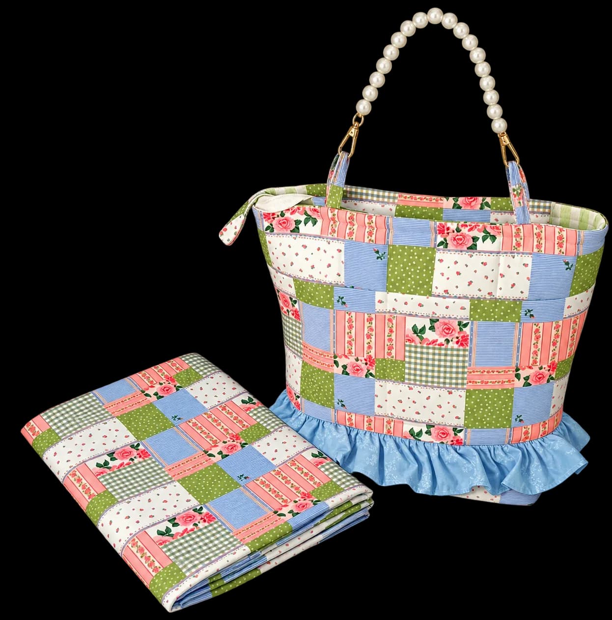 SOFT POWDER BLUE MASALLA BAG (NBMB0905) - Image 4