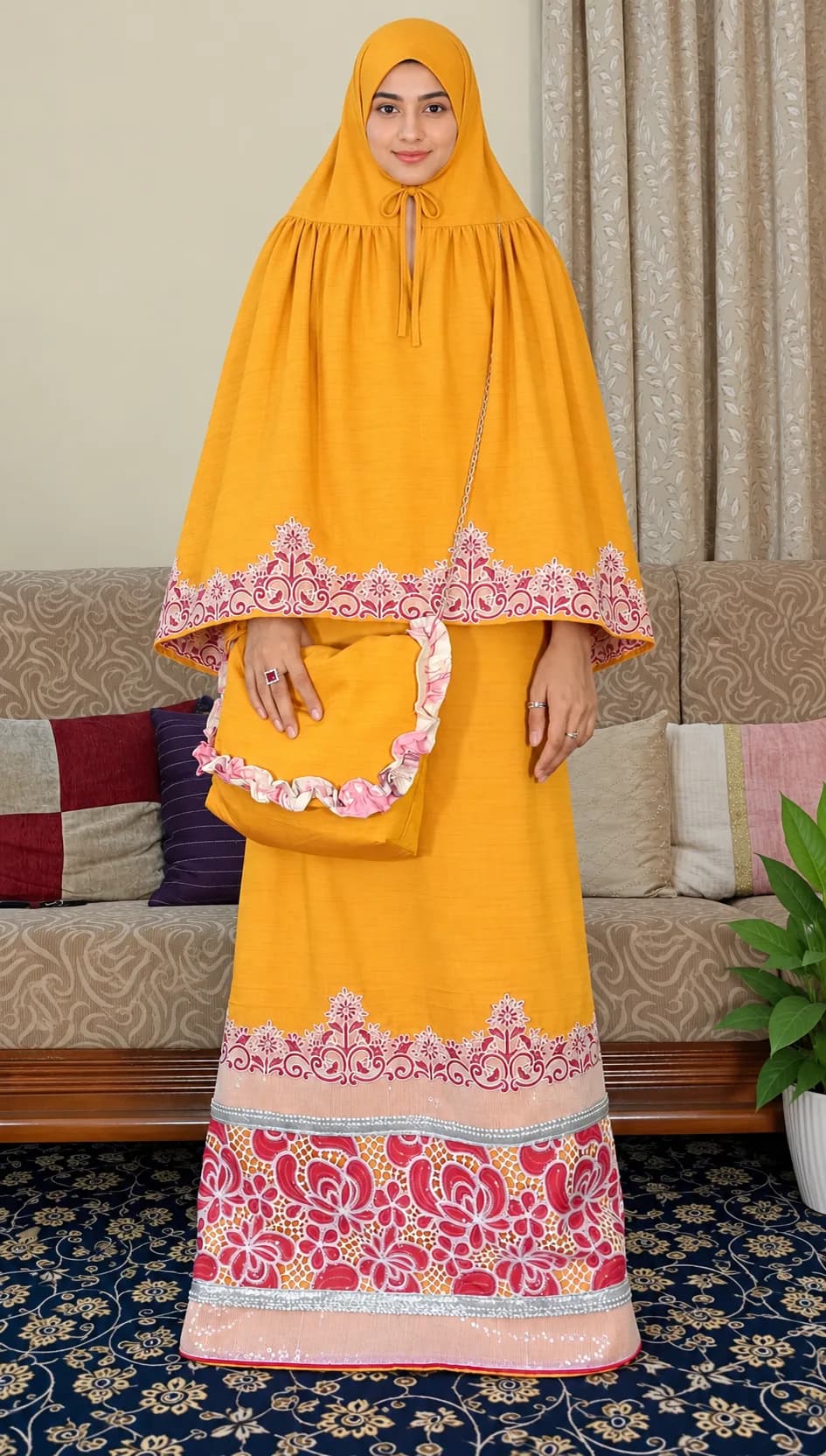 YELLOW MUSTARD RIDA WITH BAG(NBR0904) - Image 3