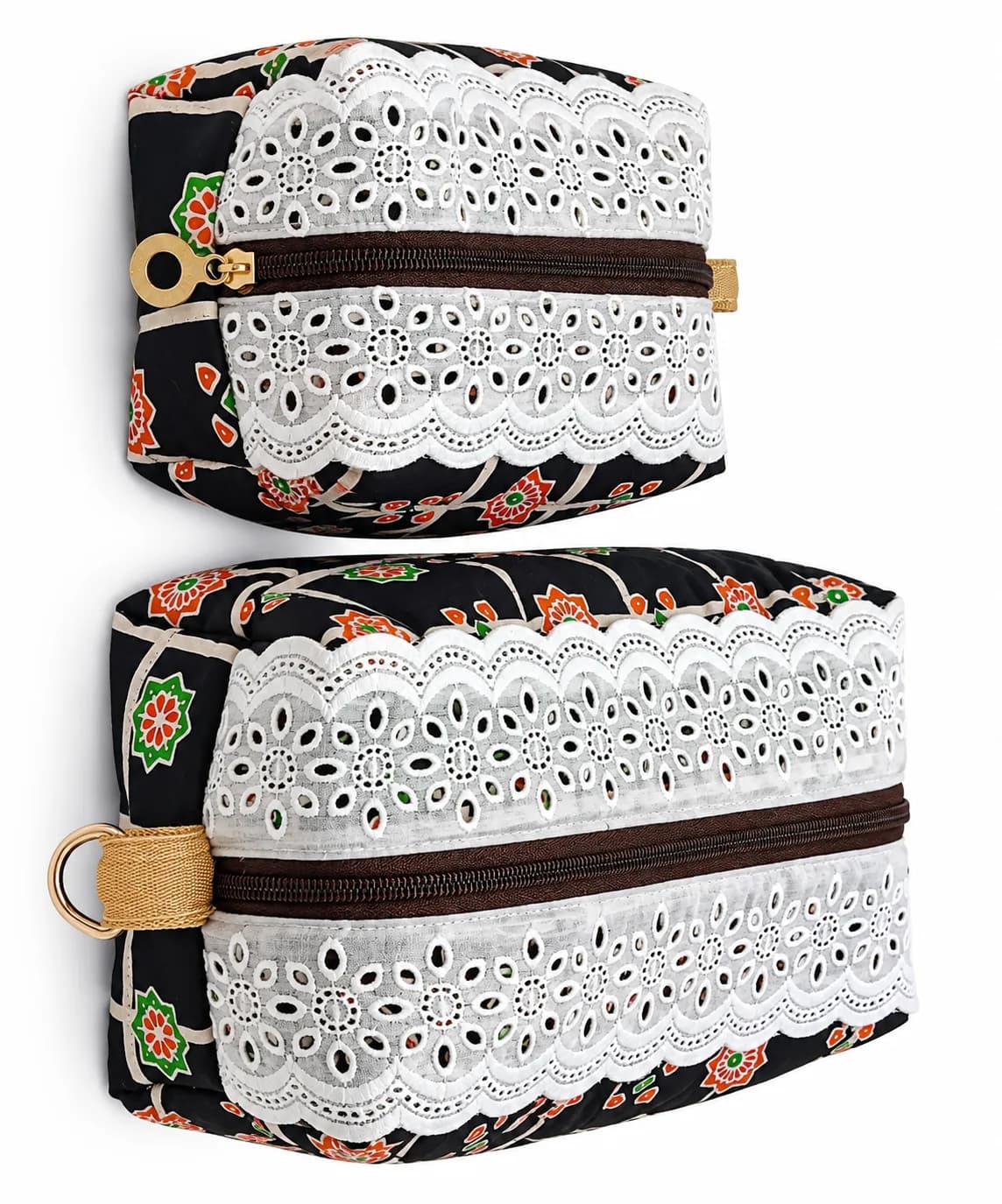 ZIPPER POUCH 2PCS.-SET Geometric (NBP0909S) - Image 3