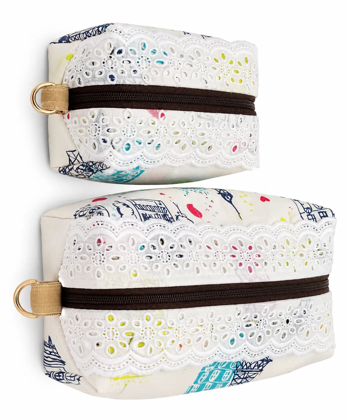 ZIPPER POUCH 2PCS.-SET PARIS (NBP0907S) - Image 4
